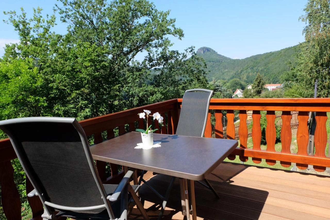 Ferienwohnung Elbblick Prossen Exterior foto