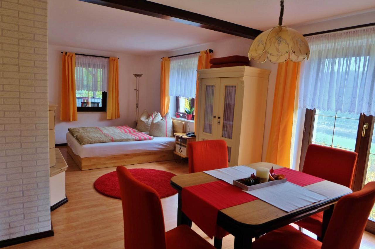 Ferienwohnung Elbblick Prossen Exterior foto
